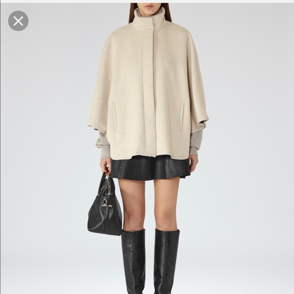 Reiss grey Sahara lightweight cape - Picture 2 of 6